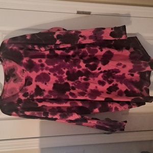 Torrid tie dye tunic sweatshirt